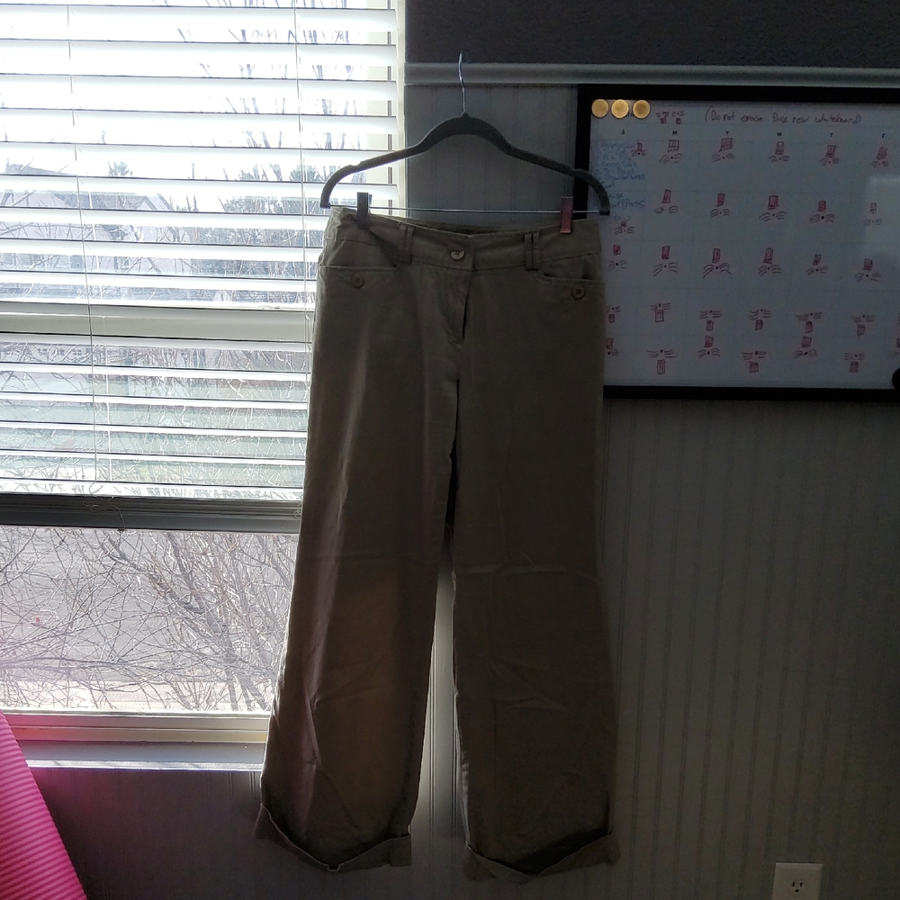 Grace Elements Khaki Wide-Leg Trousers